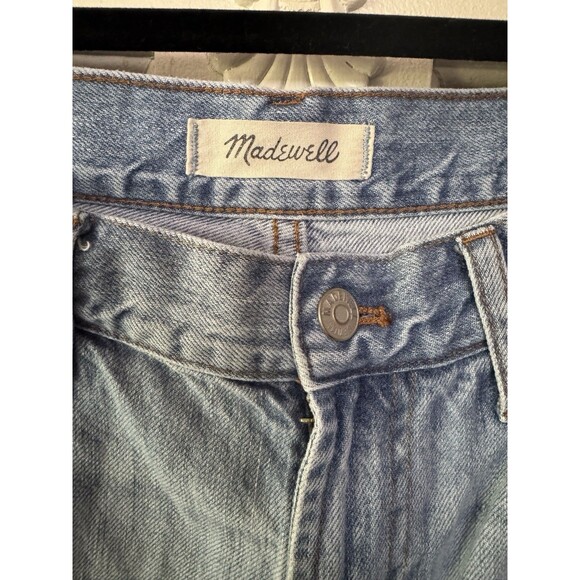 Madewell Perfect Summer Jean 29 Light Wash High Rise Straight 100% Cotton - Picture 3 of 5